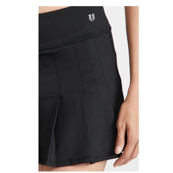 EleVen By Venus Williams | Pleated Preppy Tennis Flutter Skirt Black | S - Picture 9 of 12